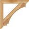 Ekena Millwork Imperial Slat Rough Sawn Bracket w/ Offset Brace, Western Red Cedar, 6"W x 36"D x 36"H BKT0604X36X36IMP06RWR - alternate 4